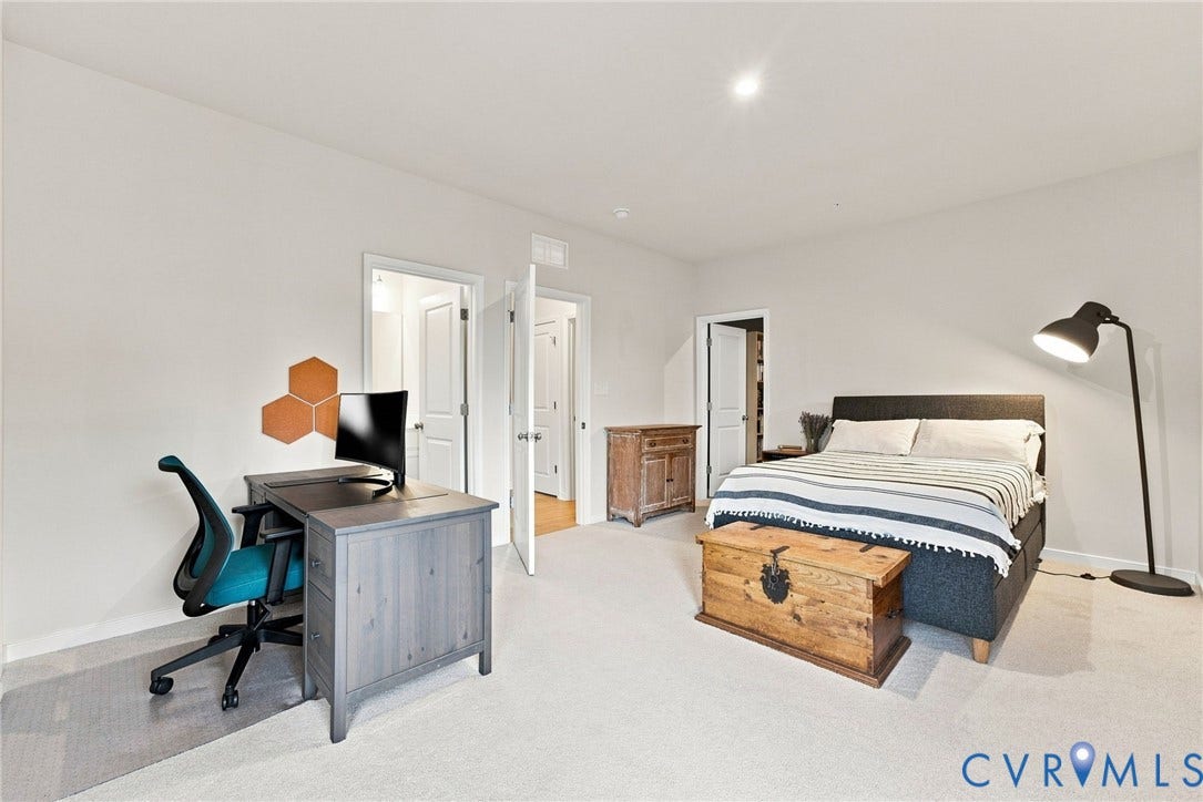 2445 Ownby Lane, #B15, Greater Scott's Addition, Richmond, VA 23220 Recessed ceiling lighting, light-toned wall finishes, and a carpeted floor
