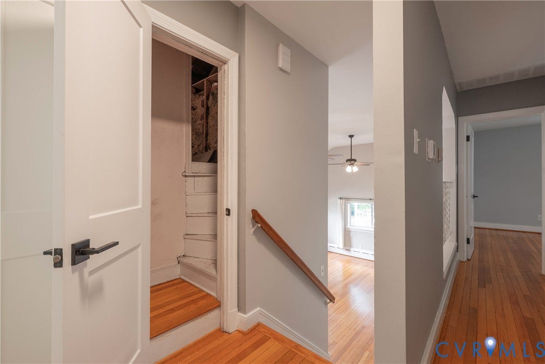 5709 Monument Avenue, Richmond, VA 23226 Attic access off the upper hallway