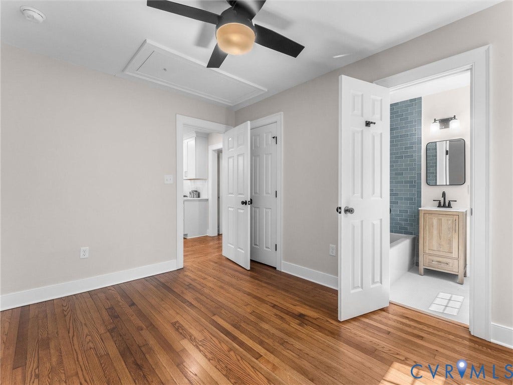 906 Maple Avenue, Richmond, VA 23226 Third bedroom adjoins shared bathroom