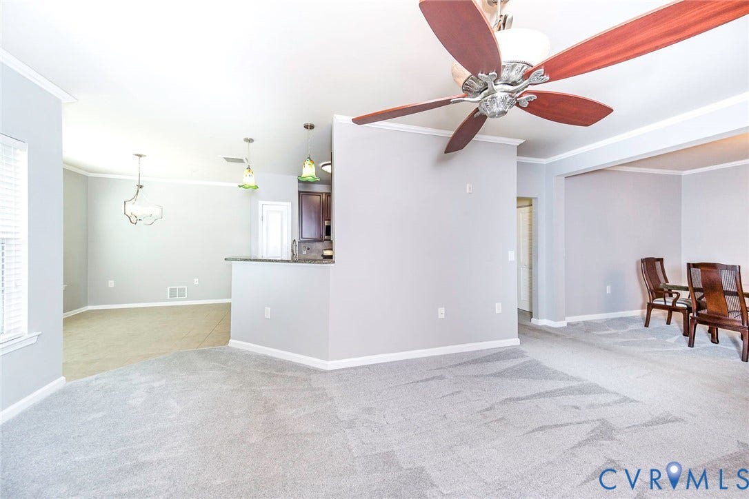 Floor plan is perfect for entertaining and daily living