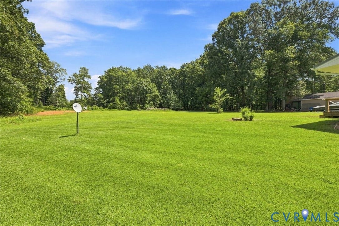 2338 Georges Road, Powhatan, VA 23139 Expansive green lawn with mature perimeter trees