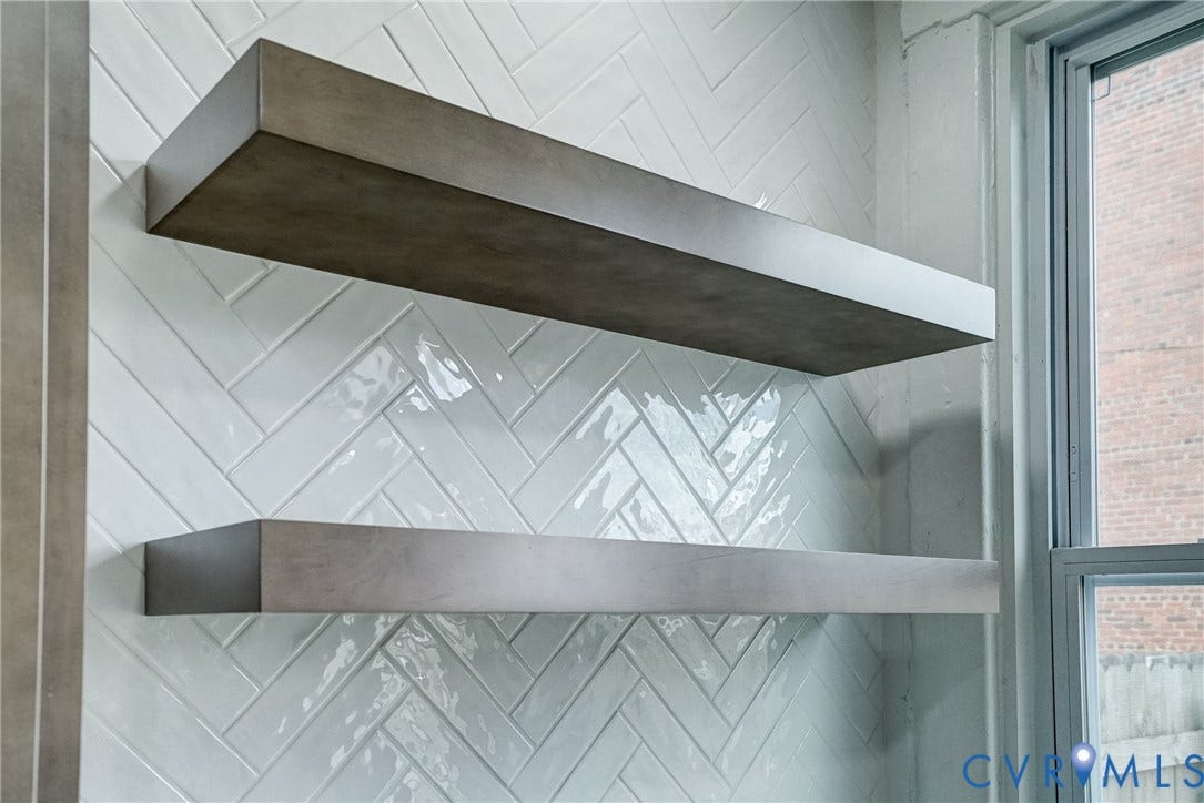2020 Idlewood Avenue, Byrd Park, Richmond, VA 23220 Floating Shelves, Custom Tile Backsplash