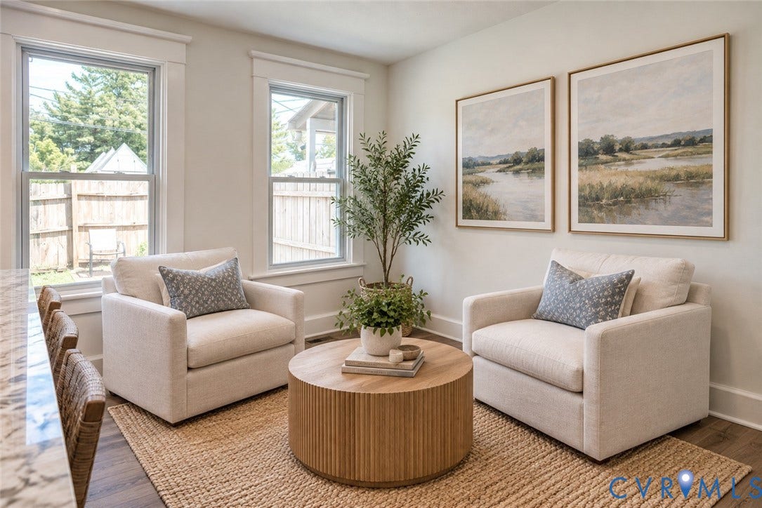 2020 Idlewood Avenue, Byrd Park, Richmond, VA 23220 Option 2: This photo has been virtually staged for illustrative purposes.