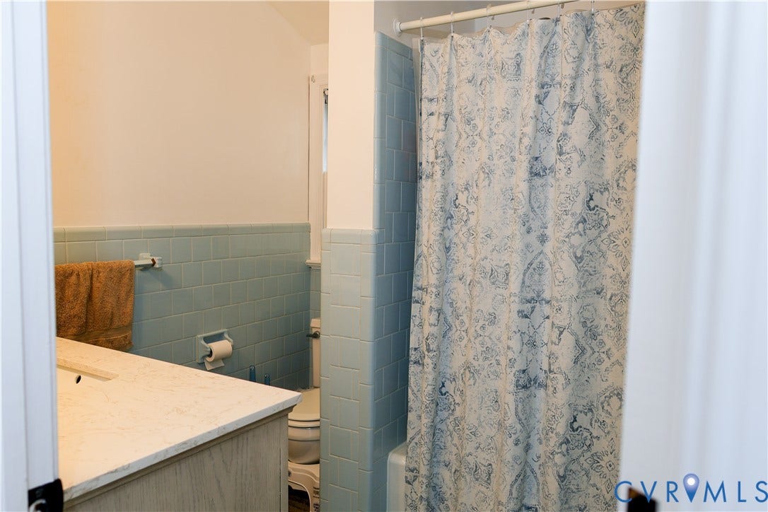 4941 Hopkins Road, Chesterfield, VA 23234 Second floor Bathroom with full tub and shower.