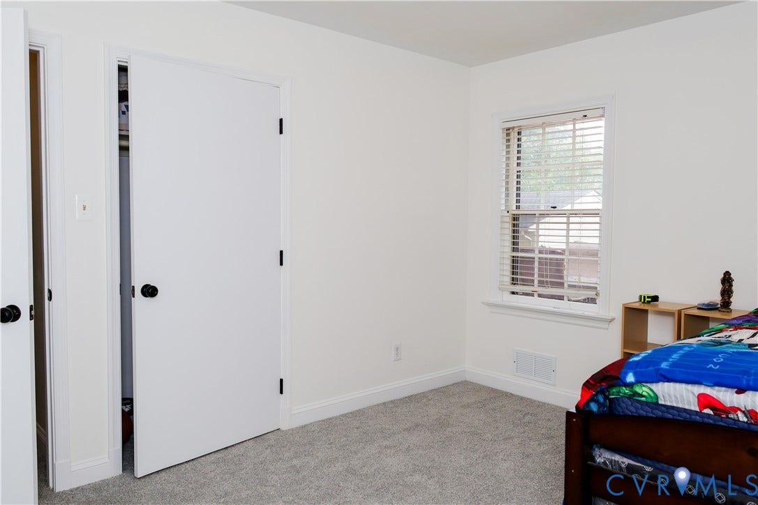 4941 Hopkins Road, Chesterfield, VA 23234 Downstairs Bedroom 2 carpeting.