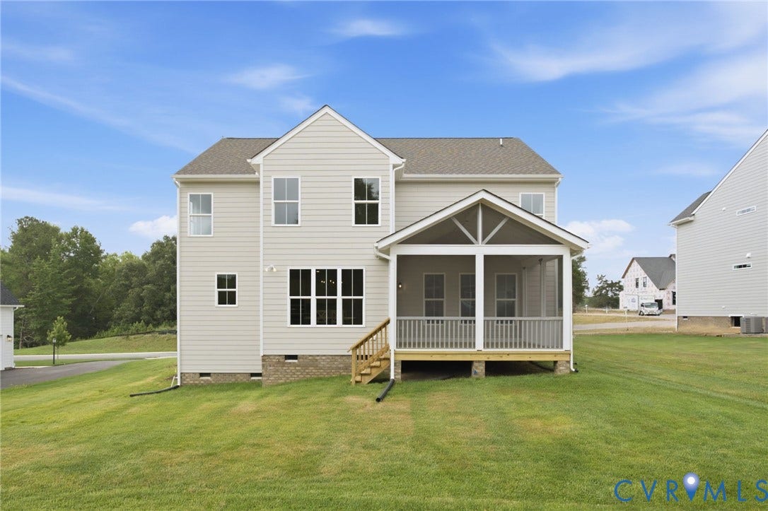 Rear Exterior -Photo represents the actual home
