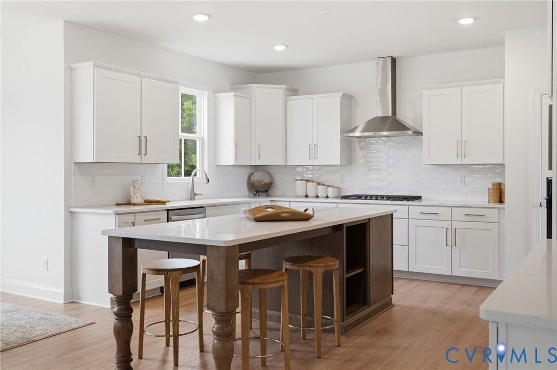 Kitchen-Photo represents the actual home
