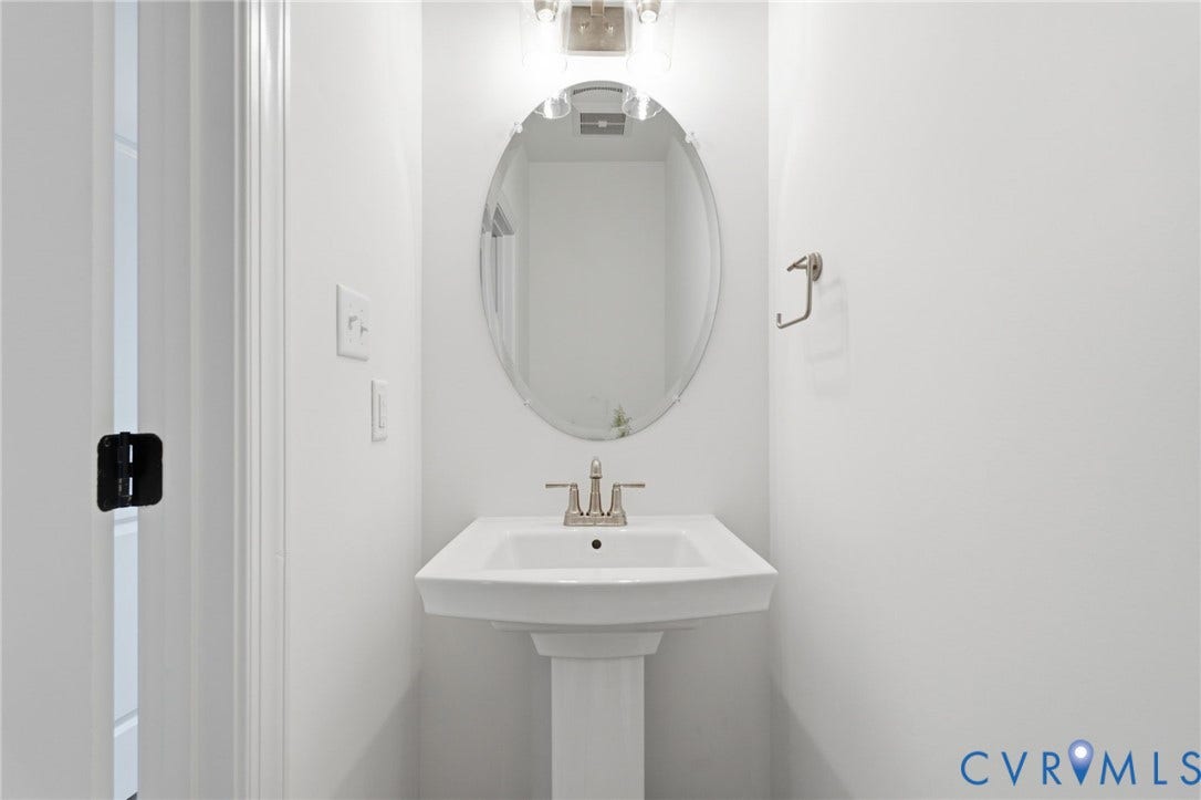 Half Bathroom -Photo represents the actual home