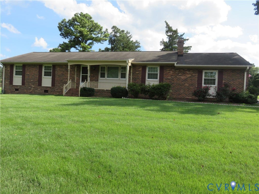 3107 Neale Street, Eastern Henrico, Richmond, VA 23223 Brick exterior with white trim