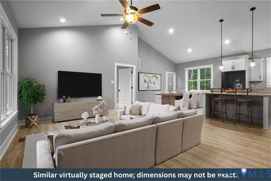 3462 Red Hill Road, Gordonsville, VA 22942 Staged Great Room