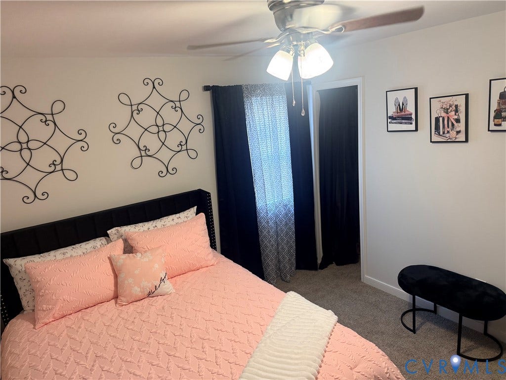1826 Claiborne Street, Byrd Park, Richmond, VA 23220 Ceiling fan with integrated lighting