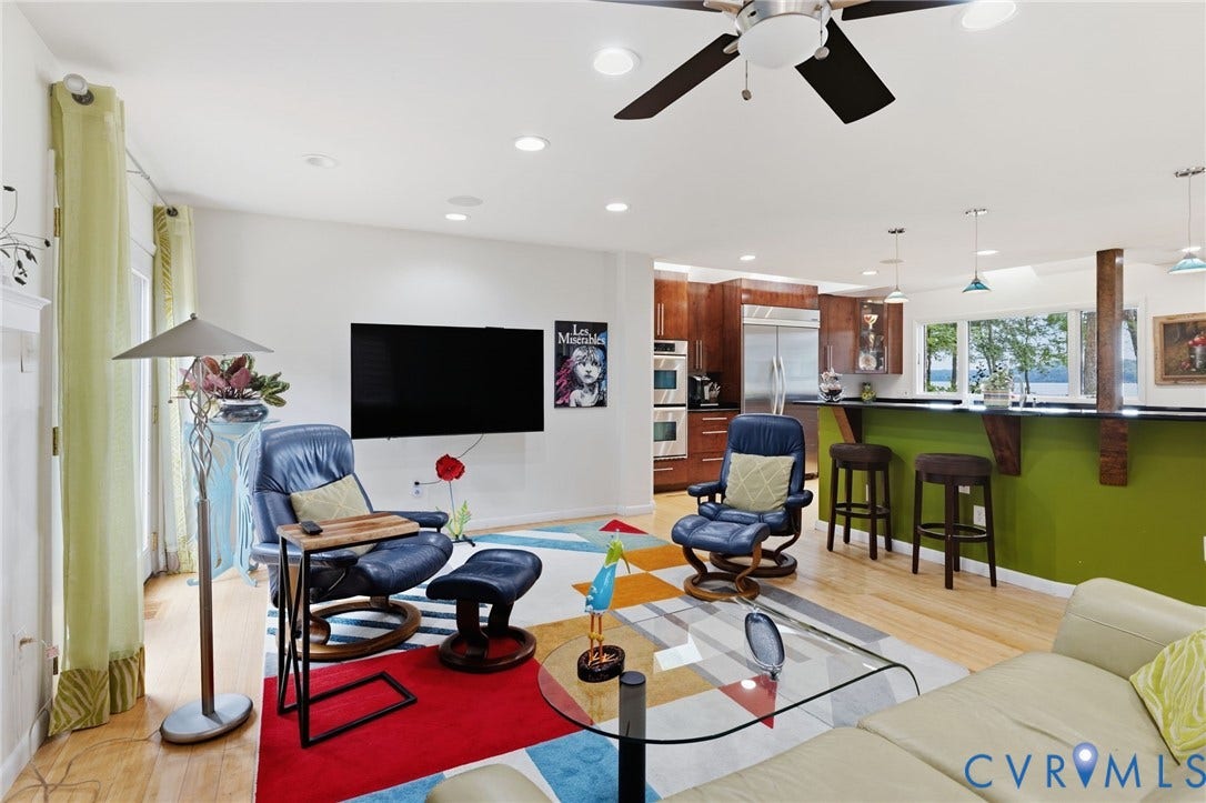 3416 Walkers Ferry Road, Walkers Ferry, Midlothian, VA 23112 Wood-finish flooring throughout, recessed lighting, and a ceiling fan