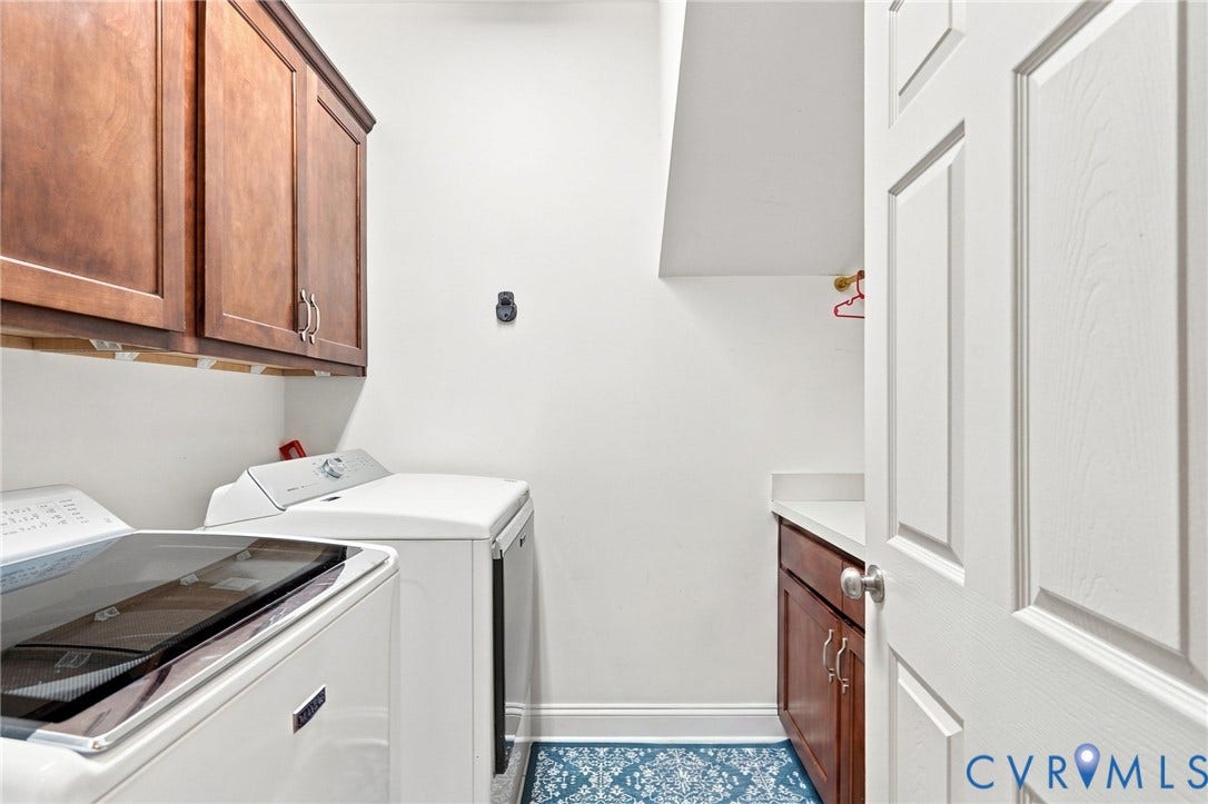 6907 Carden Park Drive, Carden Park, Moseley, VA 23120 1st floor laundry