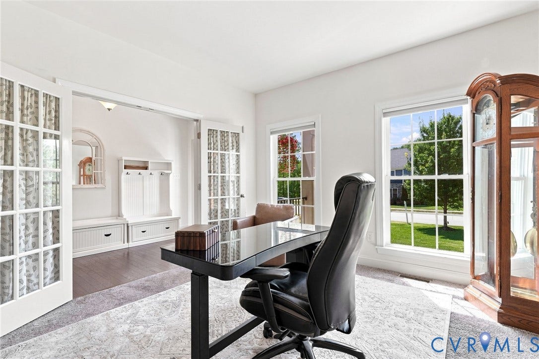 6907 Carden Park Drive, Carden Park, Moseley, VA 23120 French doors