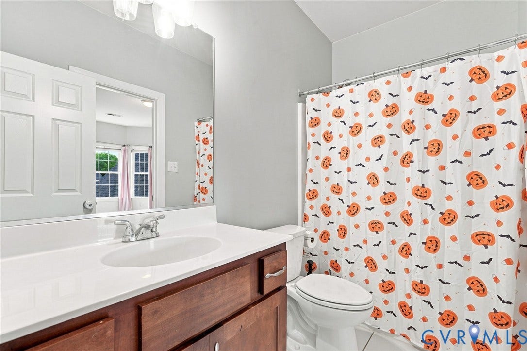 6907 Carden Park Drive, Carden Park, Moseley, VA 23120 hall bathroom