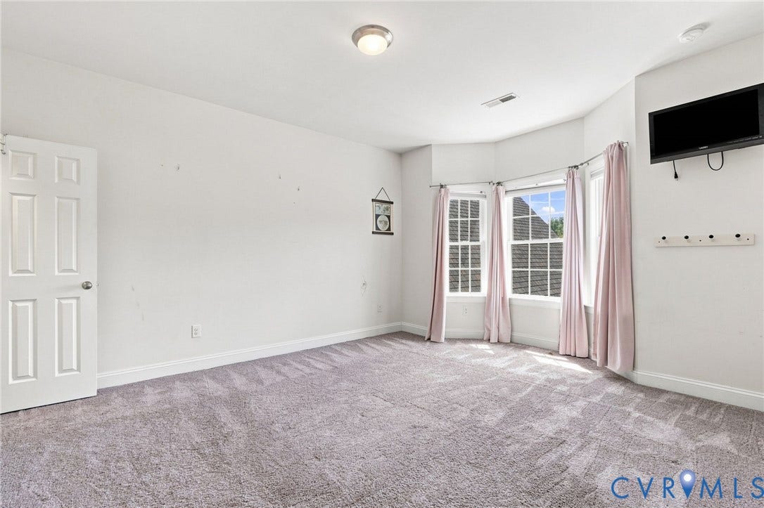 6907 Carden Park Drive, Carden Park, Moseley, VA 23120 bedroom with private access to hall bathroom