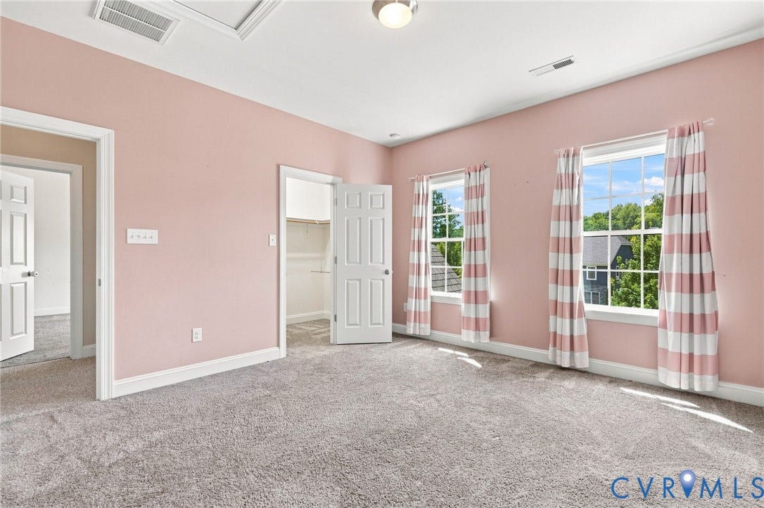 6907 Carden Park Drive, Carden Park, Moseley, VA 23120 bedroom with access to jack and jill bathroom