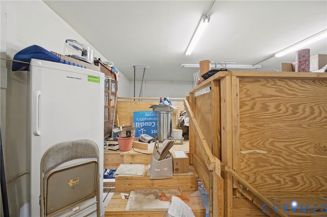 411 Hickory Drive, Manakin Sabot, VA 23103 Freezer conveys; great storage in the lofted garage space