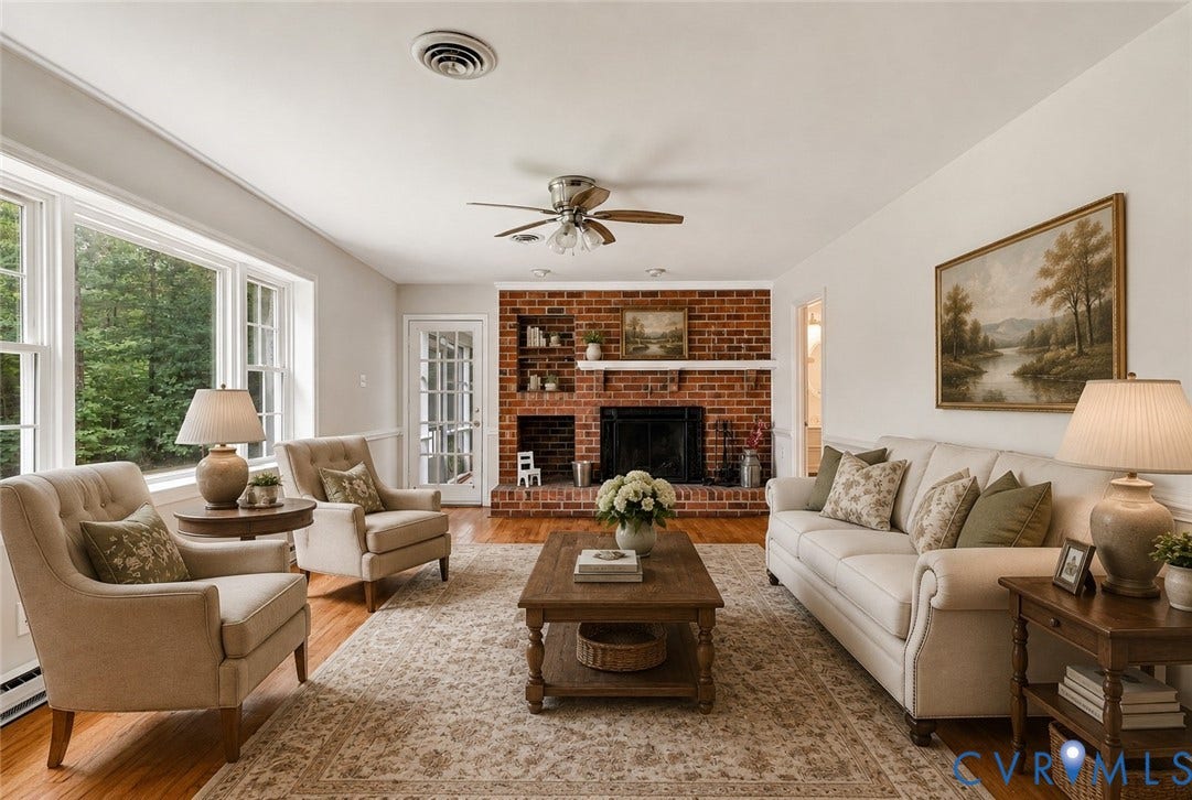 10478 Gould Hill Road, Studley, Hanover, VA 23069 Virtual staging of great room