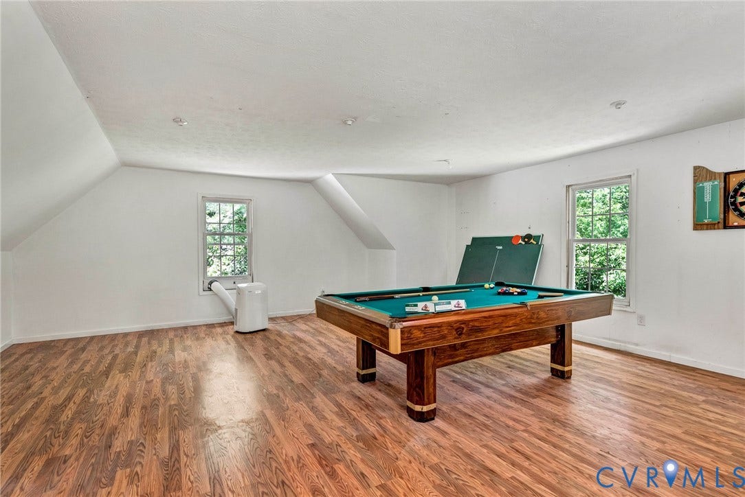 10478 Gould Hill Road, Studley, Hanover, VA 23069 Finished Bonus room over garage. Yes - pool table conveys!