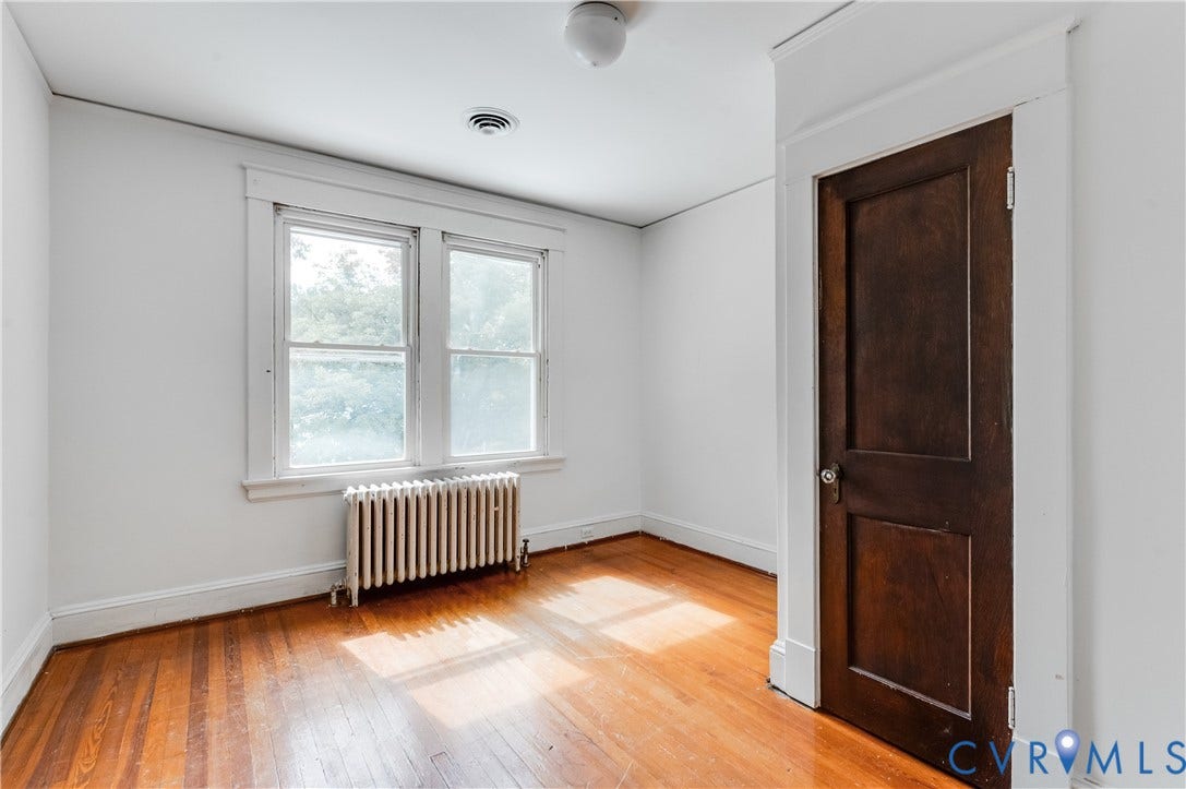 Wood-finish flooring throughout