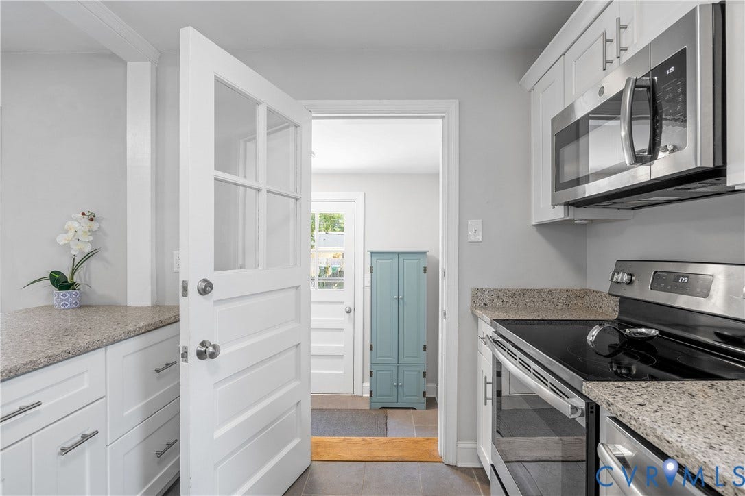6710 Hanover Avenue, Westhampton Heights, Richmond, VA 23226 Kitchen leading to the laundry room.