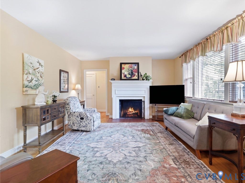 3230 Blithewood Drive, Kenmore Ridge, Richmond, VA 23225 Wood Burning Fireplace