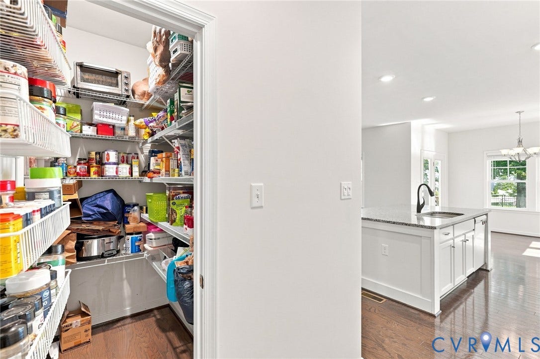 6400 Richwood Trail, Aston Oaks (Section 1), Chesterfield, VA 23120 Walk-in pantry with wire shelving