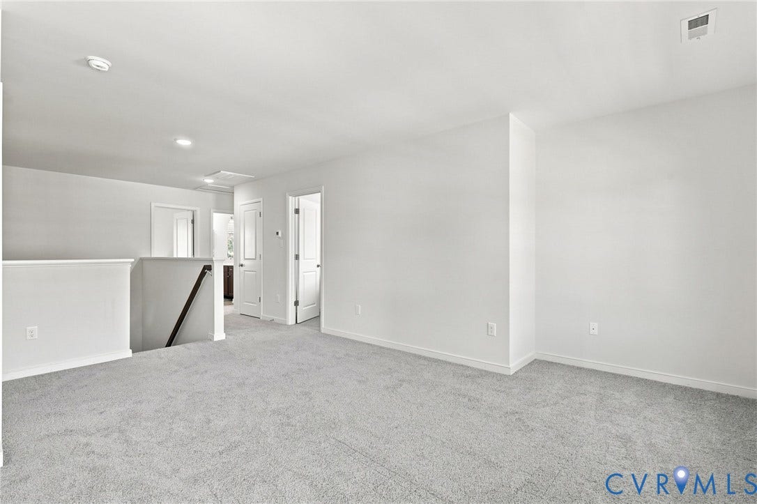 6400 Richwood Trail, Aston Oaks (Section 1), Chesterfield, VA 23120 Expansive carpeted area with white walls, recessed lighting, and white panel doors