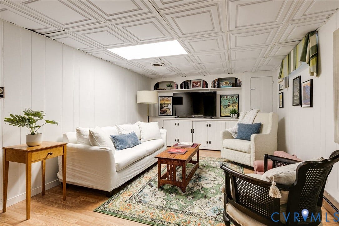 4213 Hillcrest Road, Forest Hill Park, Richmond, VA 23225 Wonderful family room in basement