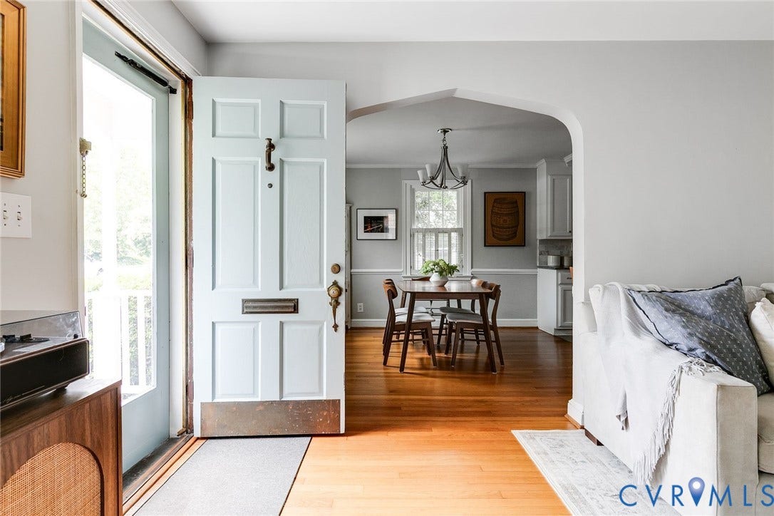 4213 Hillcrest Road, Forest Hill Park, Richmond, VA 23225 Vintage charm, arched doorway