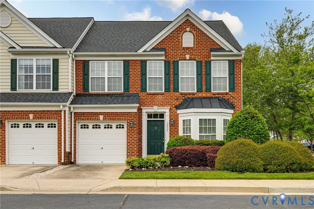 10607 Gate House Court, Glen Allen, VA 23059 Brick and siding exterior with dark shutters