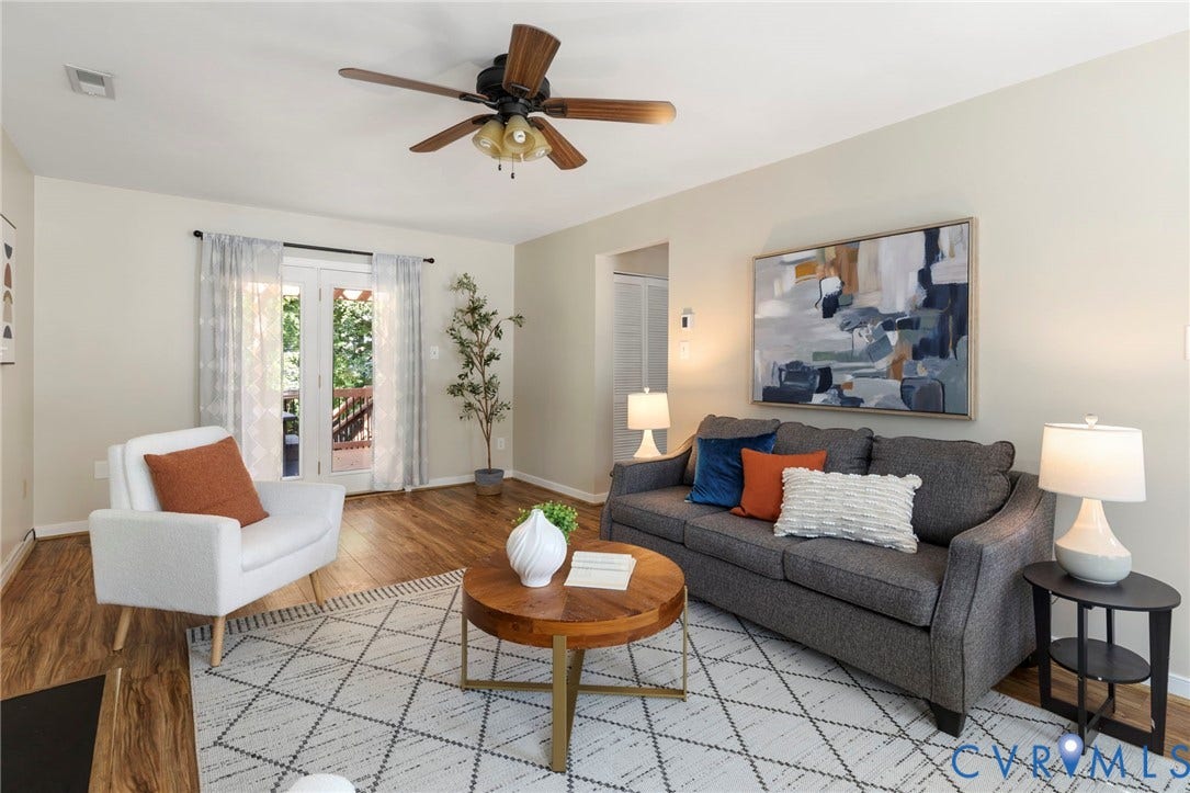 2308 Strangford Court, Henrico, VA 23233 Wood-finish flooring throughout, complemented by light-toned wall finishes