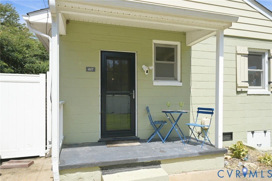 1817 Lakeview Avenue, Byrd Park, Richmond, VA 23220 Patio off laundry/mudroom.
