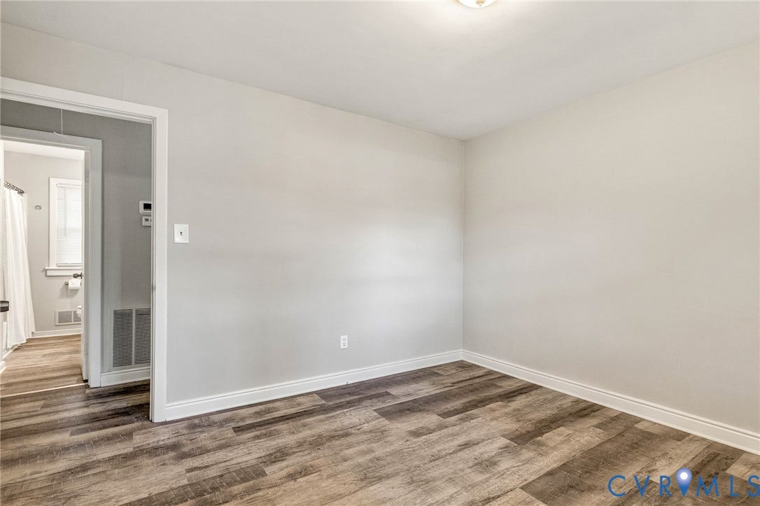 2807 Rothland Drive, Henrico, VA 23294 Light gray painted walls with wood-finish flooring