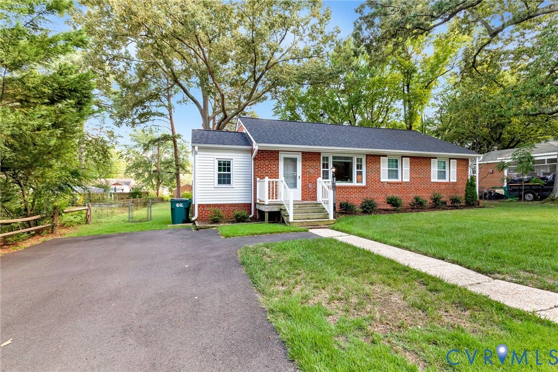 2807 Rothland Drive, Henrico, VA 23294 Brick and siding exterior with a dark shingle roof