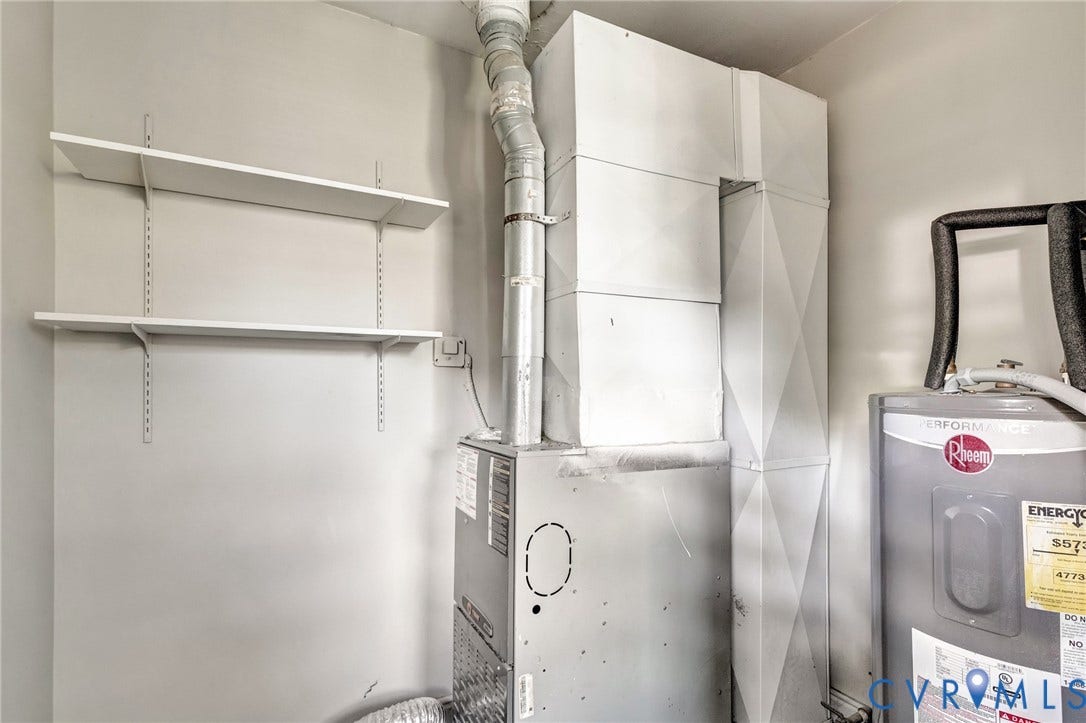 2807 Rothland Drive, Henrico, VA 23294 Wall-mounted adjustable shelving provides storage