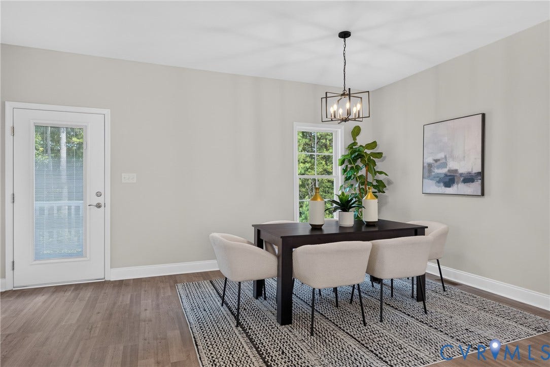 6537 Hardee Haven Place, Midlothian, VA 23112 Recessed lighting and wood-finish flooring complement neutral wall tones
