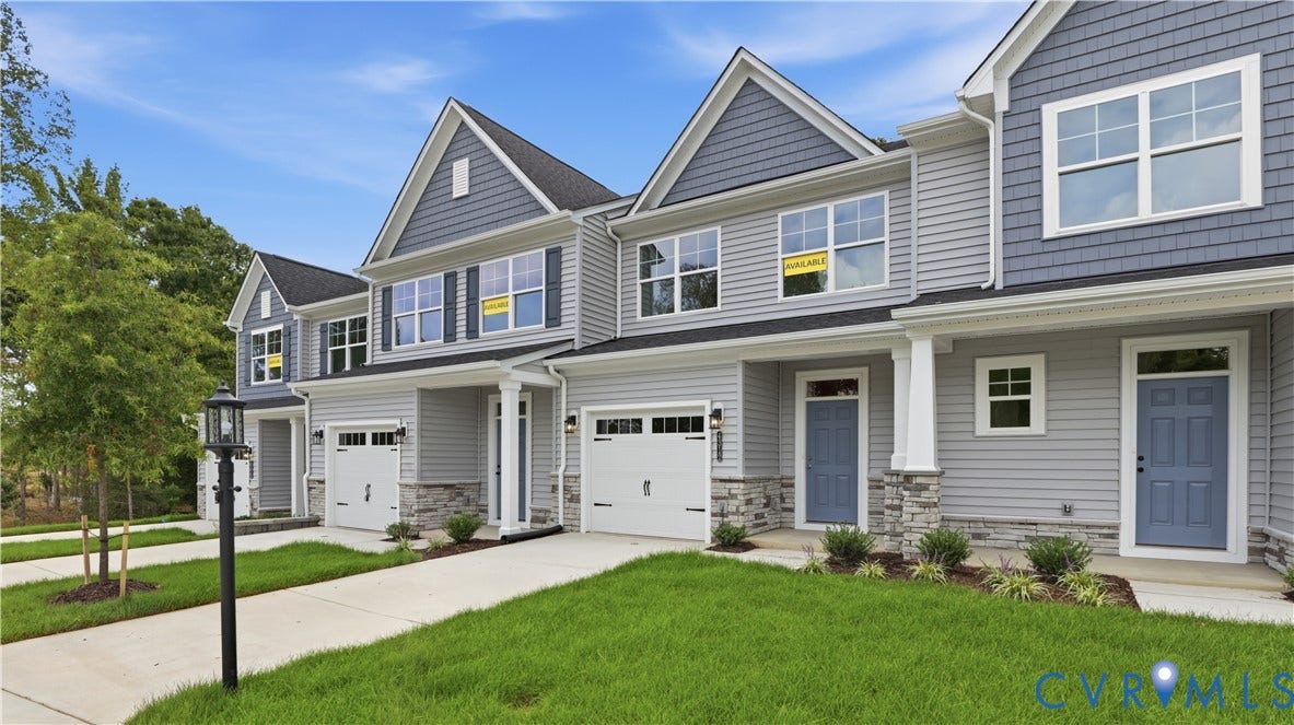 4312 Aurora Drive, The Townes At Mount Hermon, Moseley, VA 23120 This home is MOVE-IN READY! The photo represents the actual home.