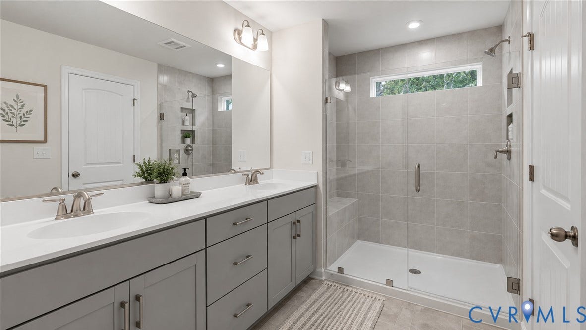 4312 Aurora Drive, The Townes At Mount Hermon, Moseley, VA 23120 This home is MOVE-IN READY! The photo represents the actual home.