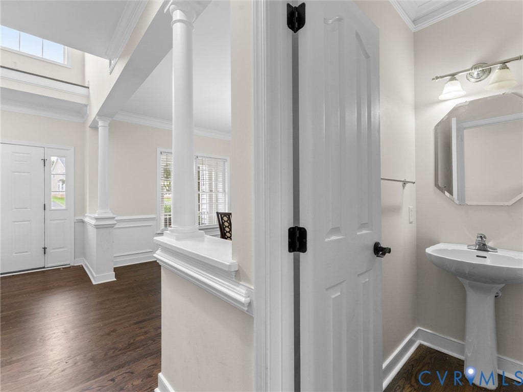 5017 Sadler Glen Place, Glen Allen, VA 23060 Hall half bath 1st floor