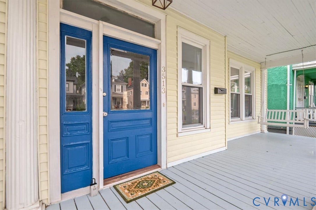 3513 Enslow Avenue, Richmond, VA 23222 Porch complete with swing