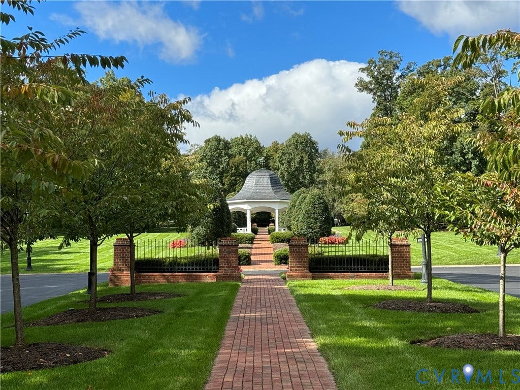 7 E Square Lane, Randolph Square, Richmond, VA 23238 Gazebo is centerpiece of the community roundabout