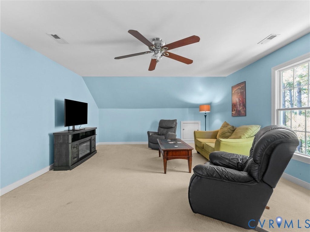 rec room for fitness, media or mancave!