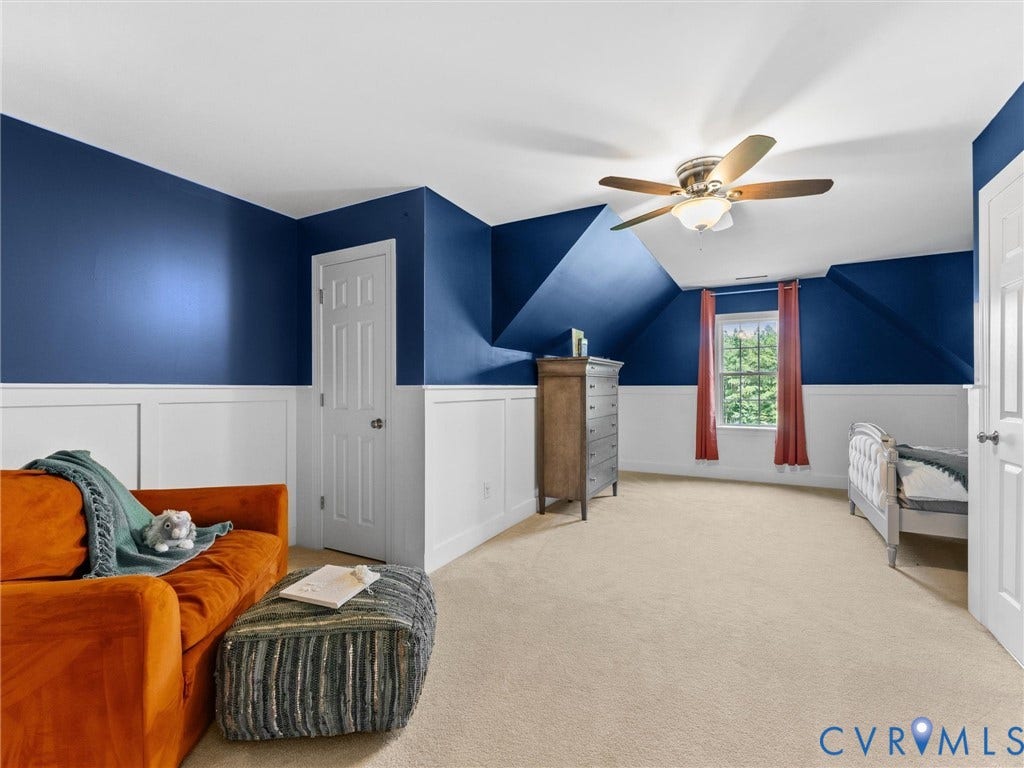 large 2nd bedroom upstairs