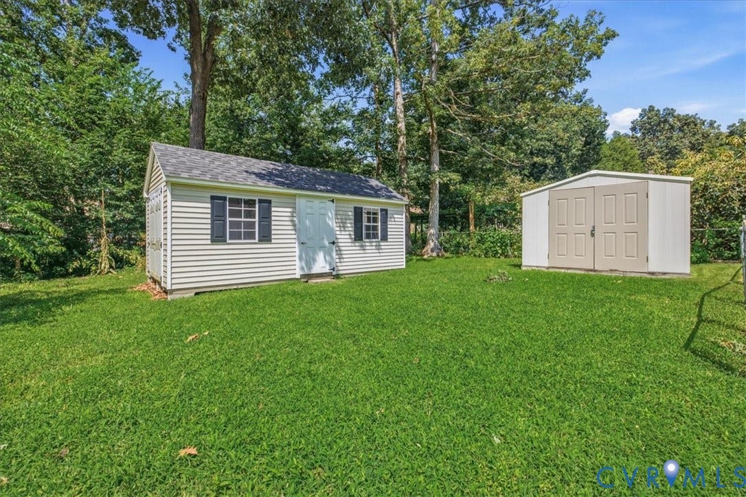 4524 Old Mesa Drive, Lovely!, North Chesterfield, VA 23237 Two sheds are in the back yard to help with any storage needs.