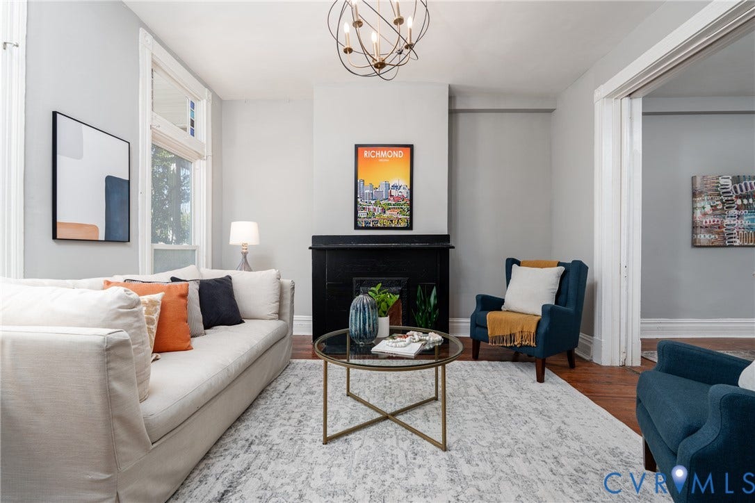 1906 W Main Street, Fan District, Richmond, VA 23220 Historic details pair beautifully with stylish contemporary updates.