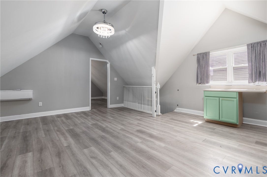 1906 W Main Street, Fan District, Richmond, VA 23220 Ideal for a guest suite, art studio, home office, media room, or additional living space.