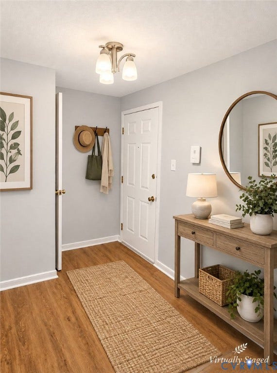 VIRTUALLY STAGED ENTRY