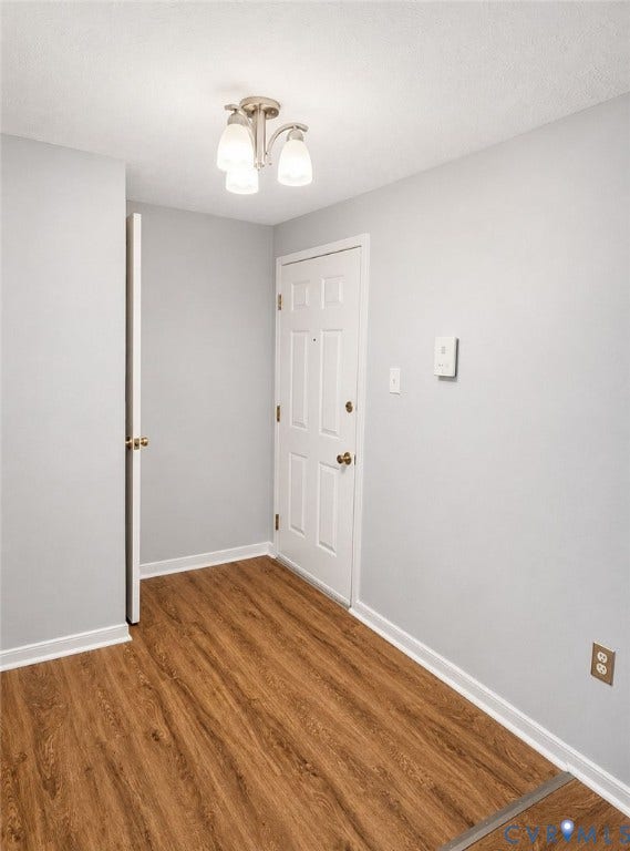 Entrance to condo, coat closet opposite
